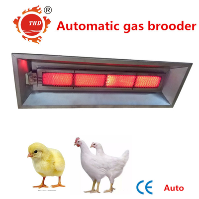 مصباح حراري للدواجن NG LPG يعمل بالغاز الطبيعي للكتاكيت THD6808 إشعال تلقائي