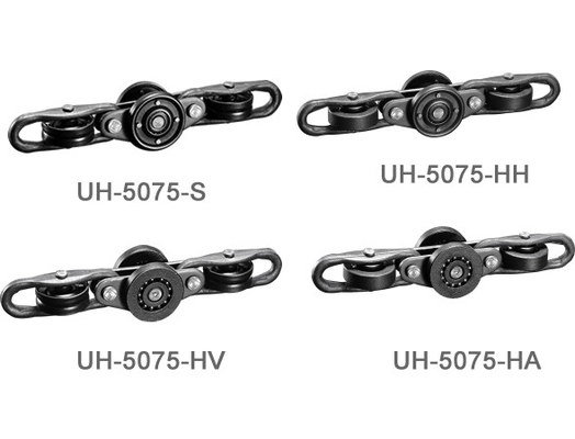 I Beam Track Overhead Conveyor Chain System X348 خط طلاء بخاخ الترولي