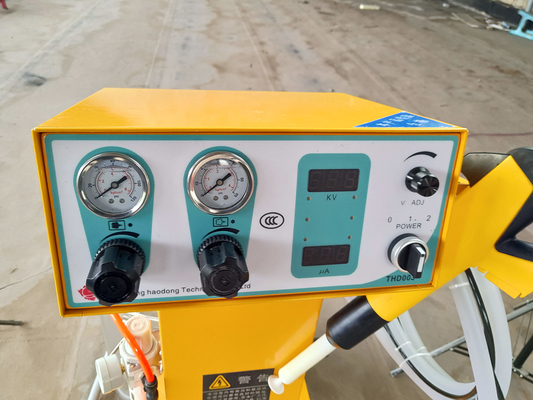 آلة رش مسحوق كهرباء 50W خط طلاء ناقل علوي