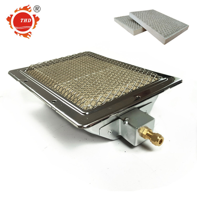 HD220 السيراميك الغاز شواء الشواء الشعلات الأشعة تحت الحمراء توفير الطاقة مع فوهة النحاس