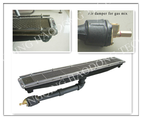HD262 Pizza Bakery Oven Gas Burner 2000-5000Pa الأشعة تحت الحمراء السيراميك الموقد الغازي