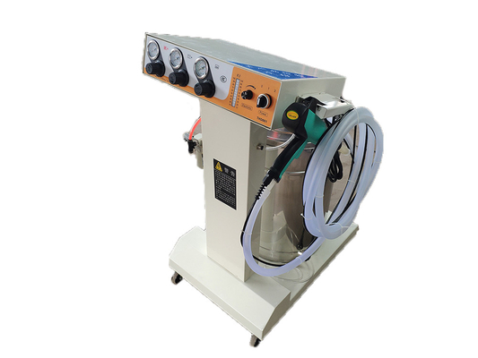 34W Electrostatic Powder Paint Machine آلة رش الكروم الصناعية
