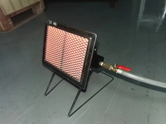 Ourdoor Biogas Portable Gas Heater السيراميك والمعادن بدون لهب