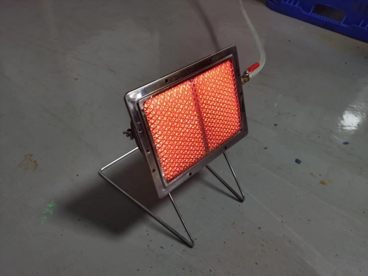 Ourdoor Biogas Portable Gas Heater السيراميك والمعادن بدون لهب